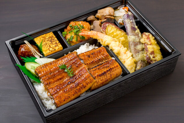 鰻重天ぷら御膳