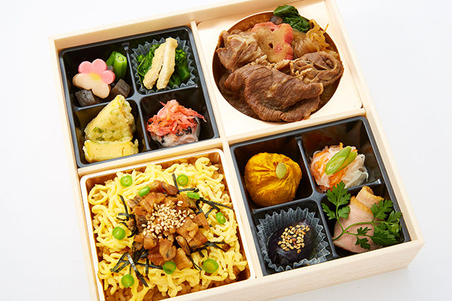 【熨斗対応可】牛すき焼きと穴子飯弁当