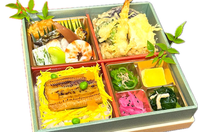 柔らか煮穴子重×特製天重