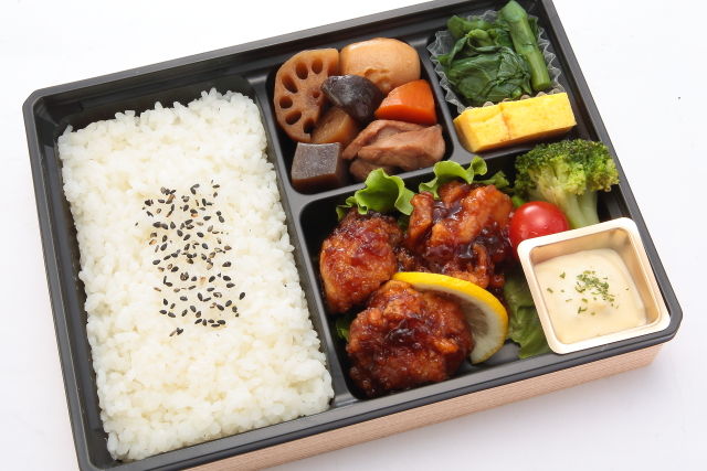 黒酢鶏南蛮弁当