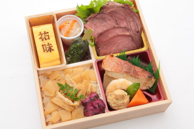 【春限定】筍ご飯と特製ローストビーフ御膳