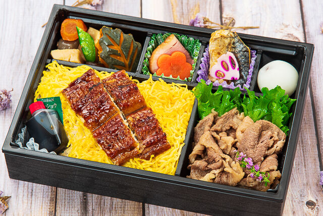 【熨斗対応可】厳選うな重と和牛すき焼きの御弁当