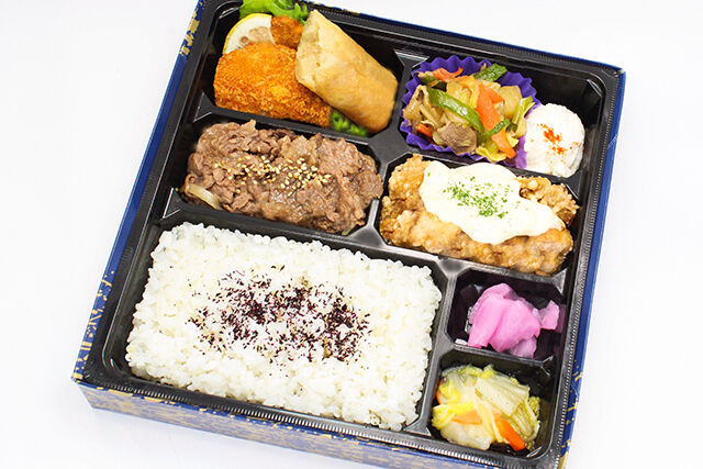 和牛焼肉とチキン南蛮弁当(NO.121)