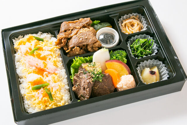 【熨斗対応可】【冬限定】厚切りねぎ塩はらみ&生だれカルビと蟹ちらしBOX