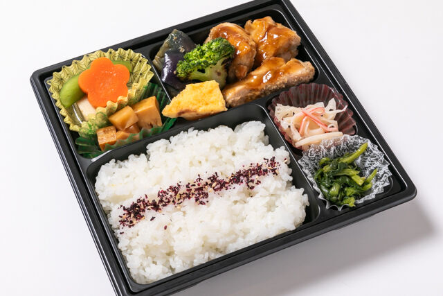 鶏と茄子のうま煮弁当