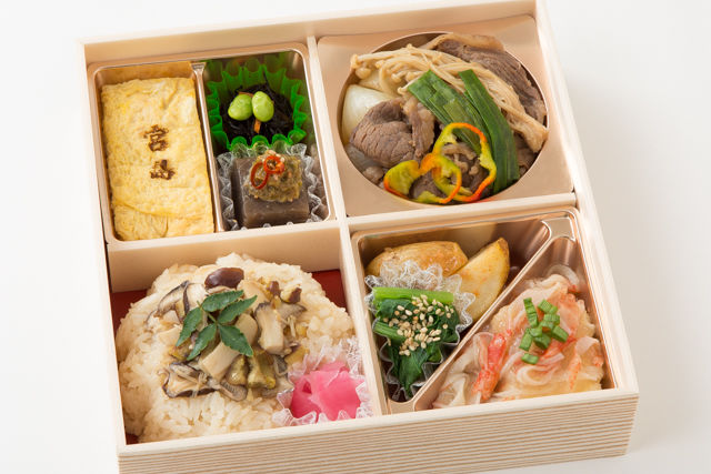 秋の彩りごはん御膳(国産牛すき焼き)