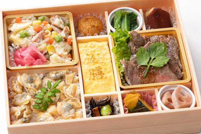 【夏限定】牛ステーキの彩り御膳(あさりご飯)