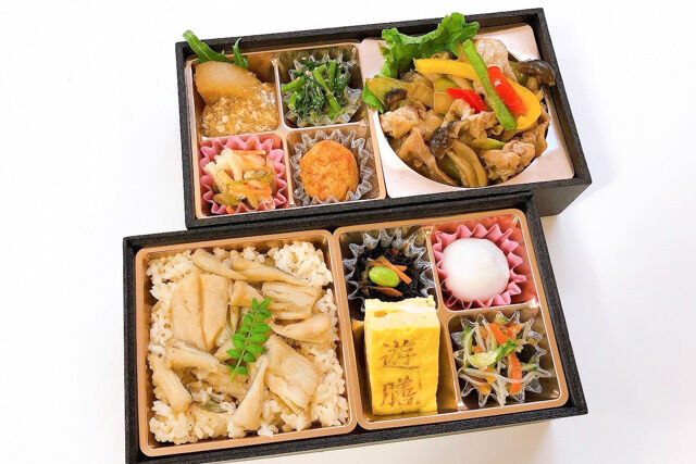 彩り生姜焼き御膳(穴子ご飯)