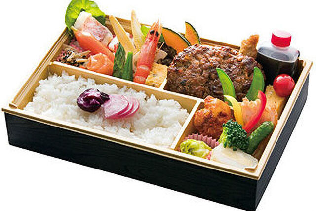 黒毛和牛ハンバーグの洋風懐石弁当