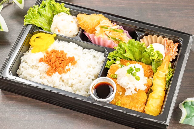 エビ天とヒレカツ御膳