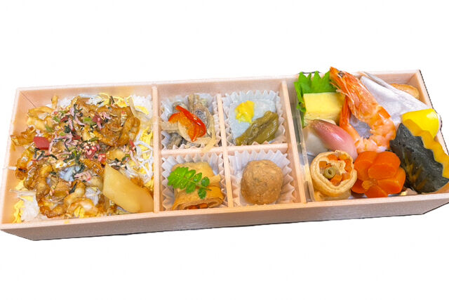 海鮮あなごちらし×和風おかず御膳