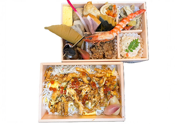 特選海鮮あなごちらし二段重