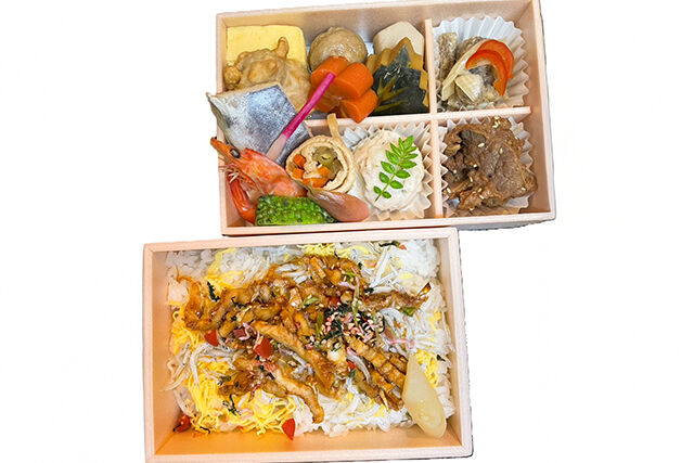 海鮮あなごちらし二段重