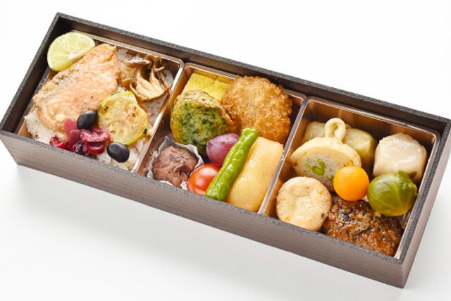 サーモンステーキ弁当1段