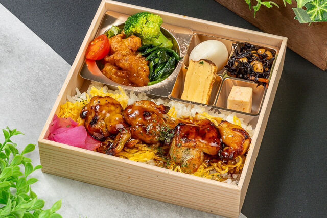 鶏肉の照り焼きのジューシー和膳