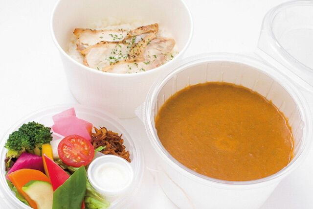【温まる】BASARA Curry弁当 〜チキンステーキ〜