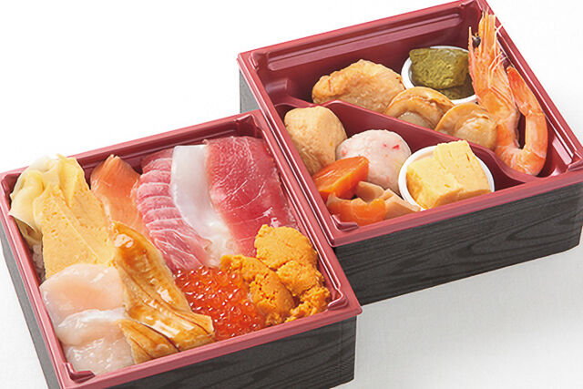 彩り旬彩ちらし二段重