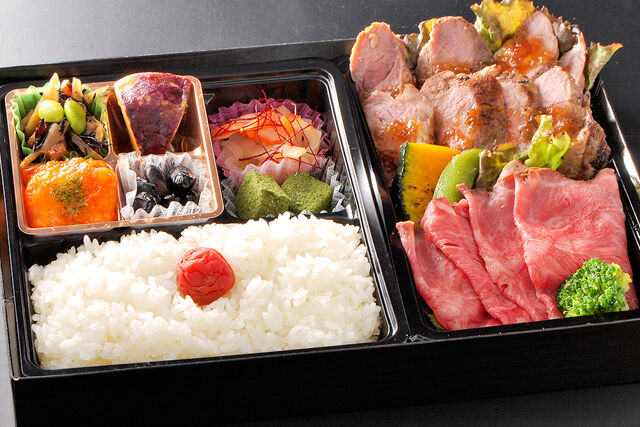 ミスジローストビーフ＆葡萄牛ステーキ