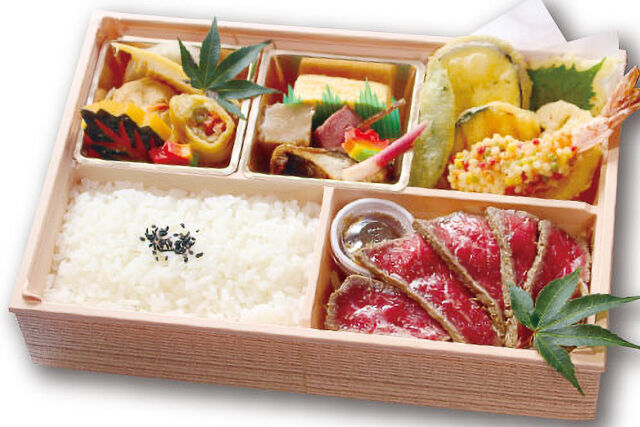 和風ステーキと天ぷら御膳