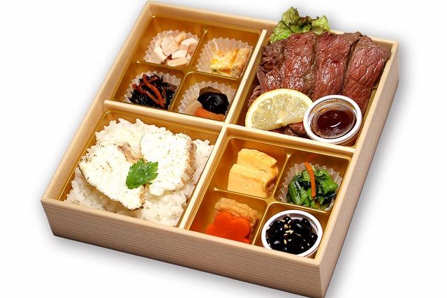 長浜直送鯛めしと極み焼きステーキ御膳