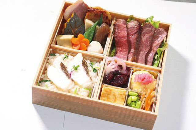 厳選ビーフステーキと自慢の鯛めし御膳