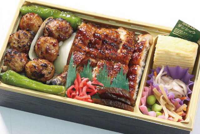 うなぎと豚つくね炭火焼き特製出汁巻き弁当