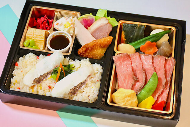 厳選ビーフステーキと自慢の鯛めし御膳