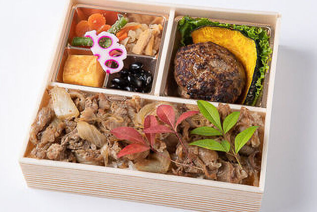 自家製和風ハンバーグ御膳【すき焼き重】