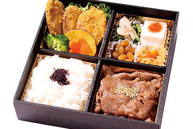 佐賀牛ロース焼肉と三元豚ヒレカツ弁当