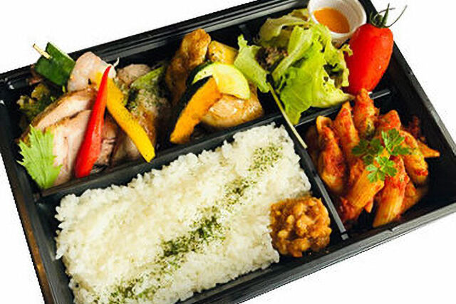 フレンチカフェの幕の内弁当