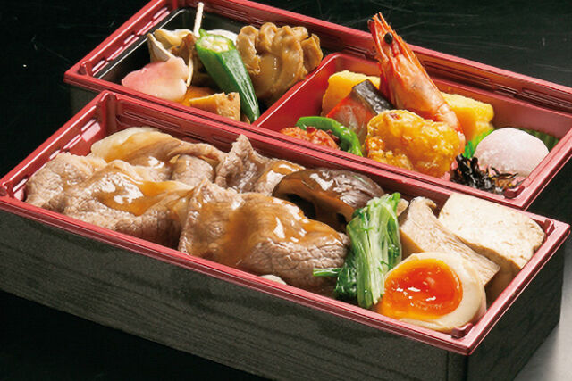 道産牛すき焼き二段重