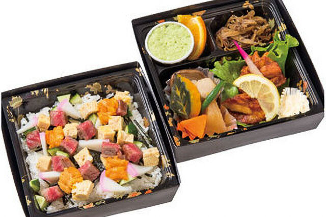 常陸牛鉄火チラシ弁当 うになし
