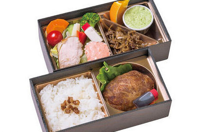 常陸牛肉巻きハンバーグ弁当