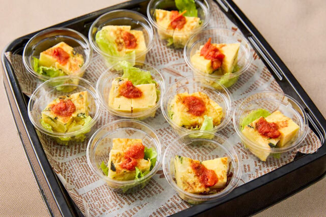 【カップ】スペイン風オムレツ