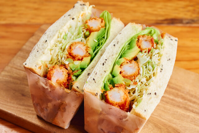 海老カツアボカドサンドボックス