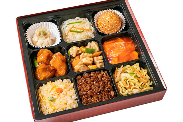 【人気】3種メインの中華三昧弁当（酢豚・鶏肉のカシューナッツ炒め・かに玉）