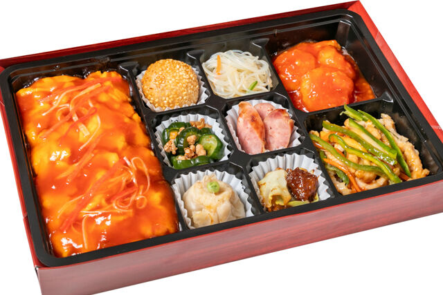 厳選ダブルメイン中華御膳（大エビチリ・青椒肉絲）