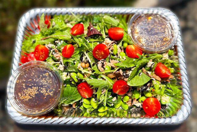 豆腐とひじきの和風サラダ