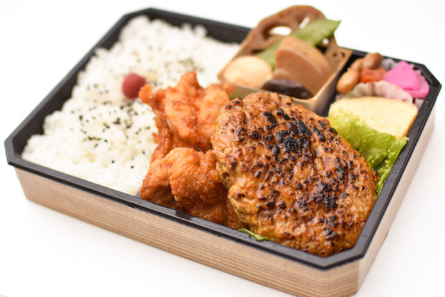 COEDO蔵の街 御膳（特製ハンバーグ＆唐揚げ）