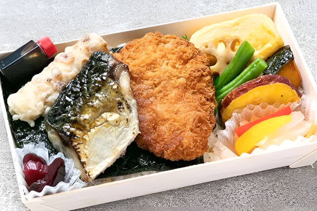 のり弁 ロースかつ＆さば塩焼き