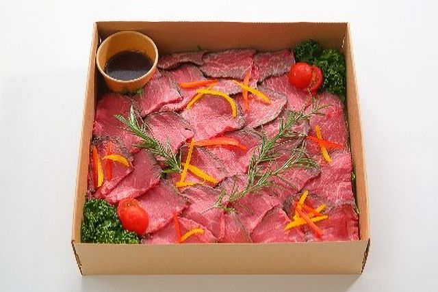 自家製ローストビーフ グレイビーソース