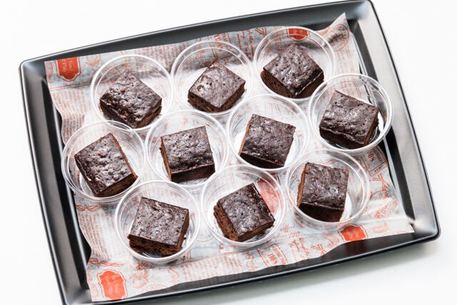 濃厚なチョコレートのガトーショコラ