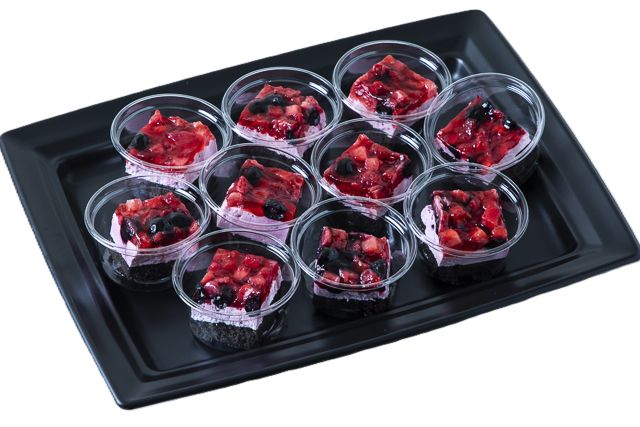 ダブルベリーのケーキ