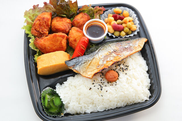 ムネから・焼きサバ弁当