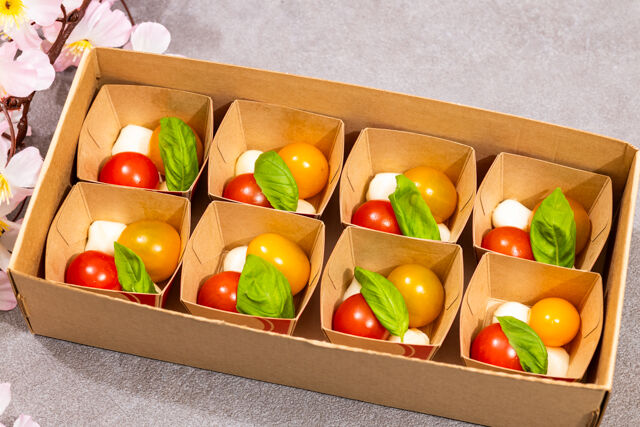 パールモッツァレラのカプレーゼ