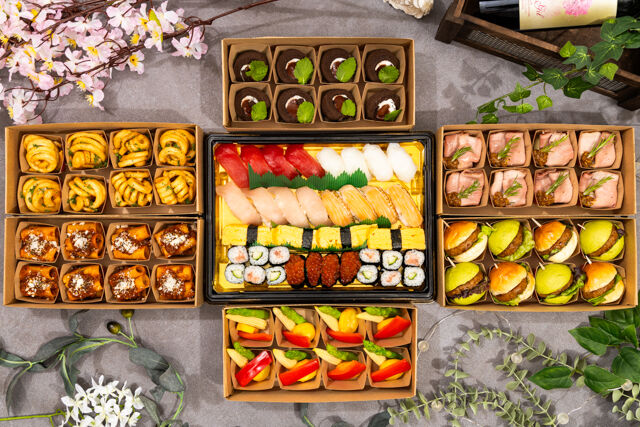 【コース】オードブル新カジュアルプラン（寿司付き）※14時以降よりお届け可能