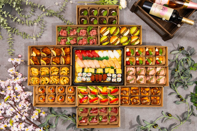 【コース】オードブル新ゴールドプラン（寿司付き）※14時以降よりお届け可能