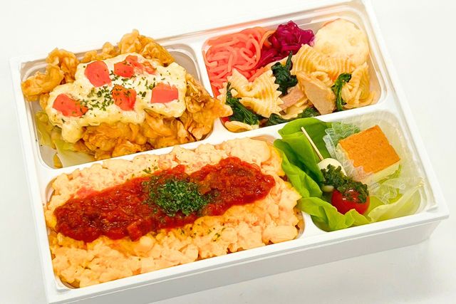 ＜春限定＞春のとろとろオムライス チキン南蛮