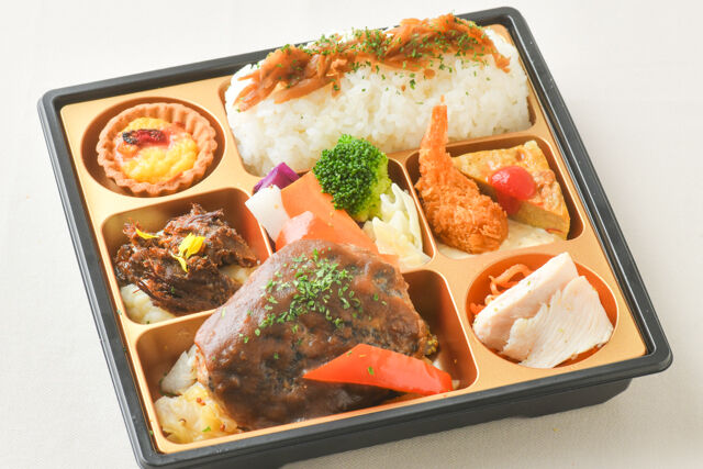 プティコース弁当 ハンバーグ