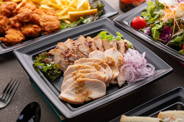 お肉の盛り合わせ2種（とりハム＆ベイクドポーク）
